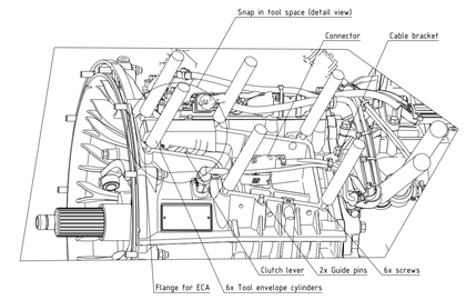Figure 4 – ISO view of 3d envelope. (all parts not shown)